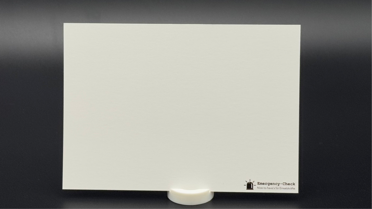 Rettungssanitäter Prüfung bestanden Postkarte