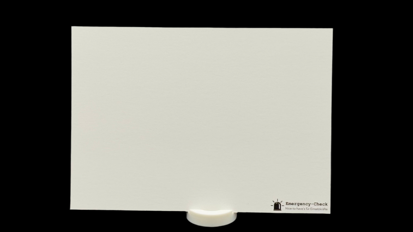 Definition Notfallsanitäter - Postkarte