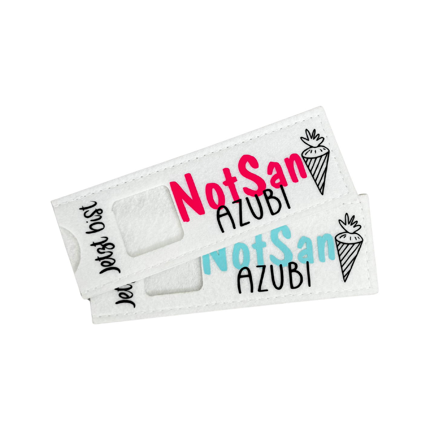 Filzhülle Schokoriegel "NotSan Azubi" 🍫