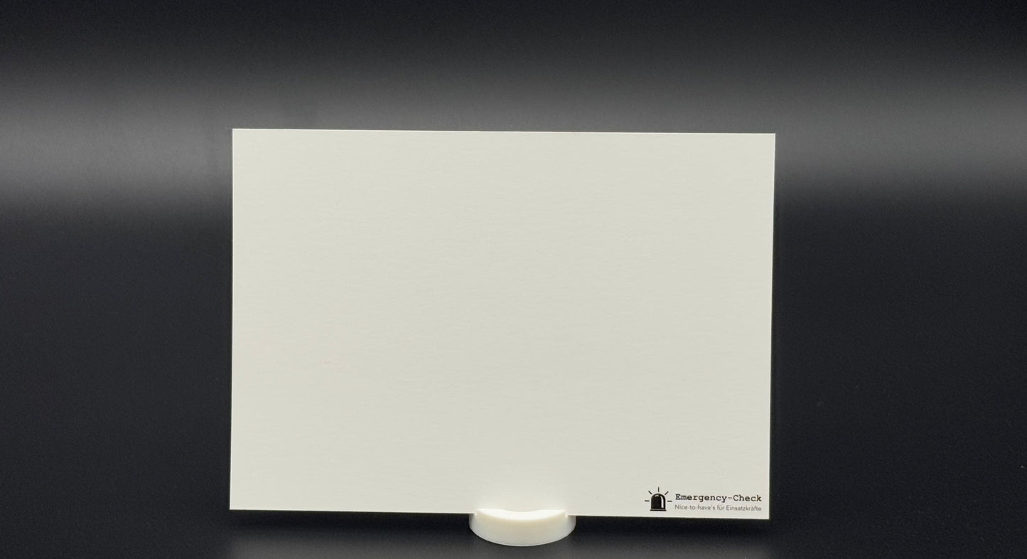 „Jetzt bist du verbeamtet“ Feuerwehr - Postkarte