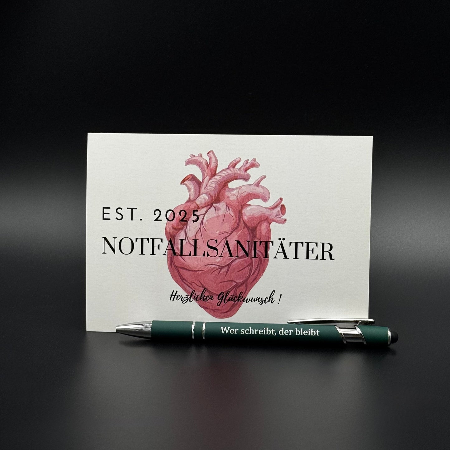 Notfallsanitäter 2025 / Postkarte + Kulli