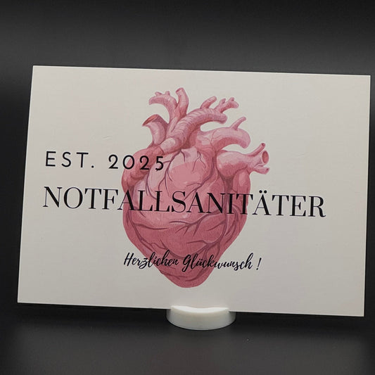 Notfallsanitäter EST. 2025 - Postkarte