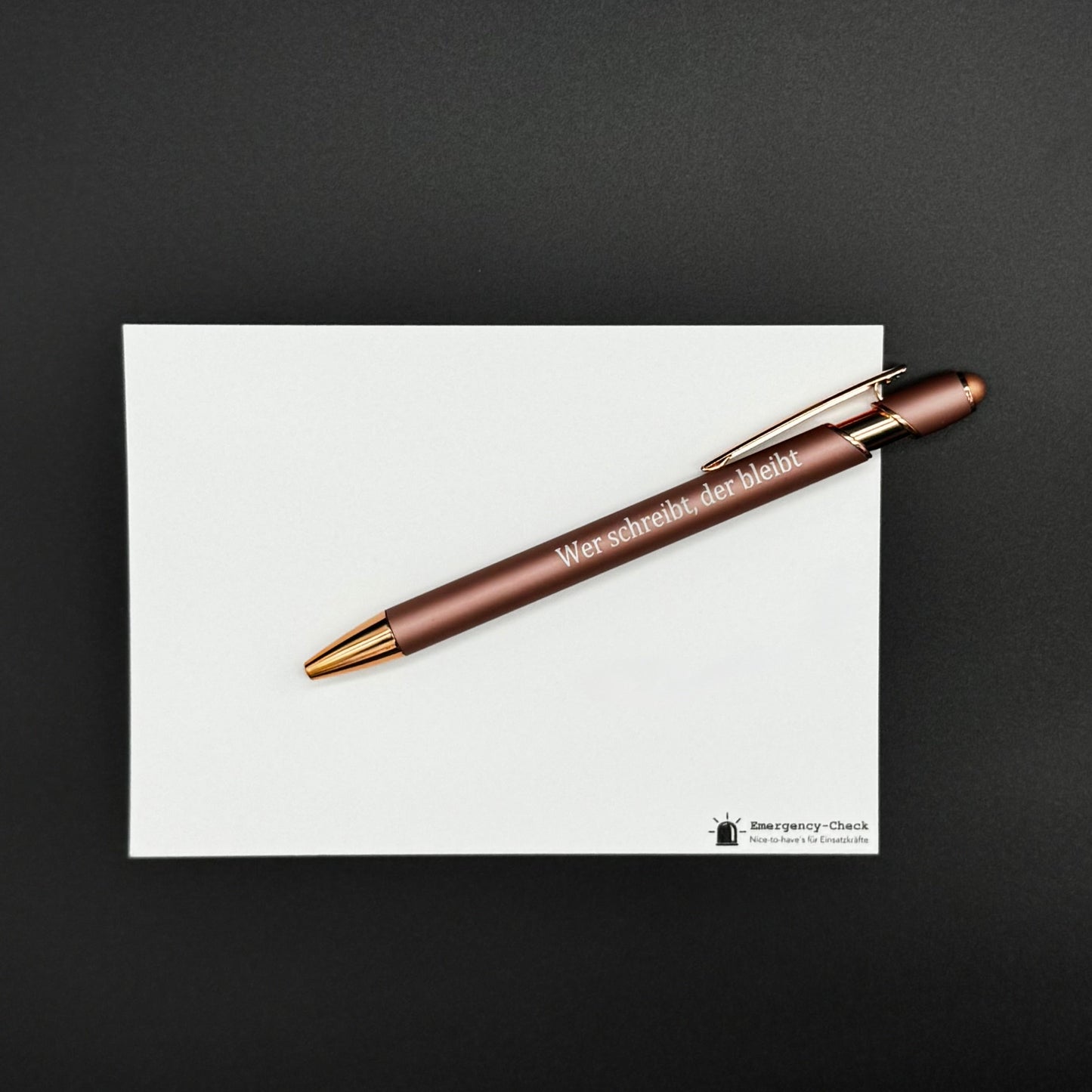 Notfallsanitäter 2025 / Postkarte + Kulli