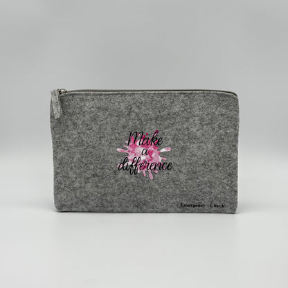 Tasche anatomisches Herz 🫀- hellgrau ( personalisierbar )