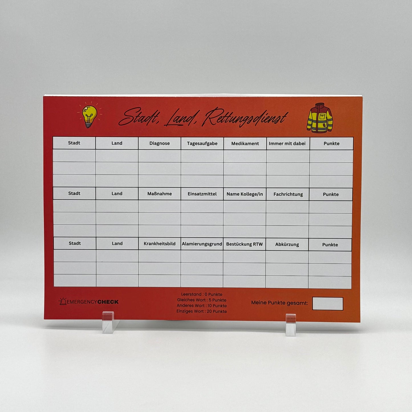 Stadt, Land, Rettungsdienst