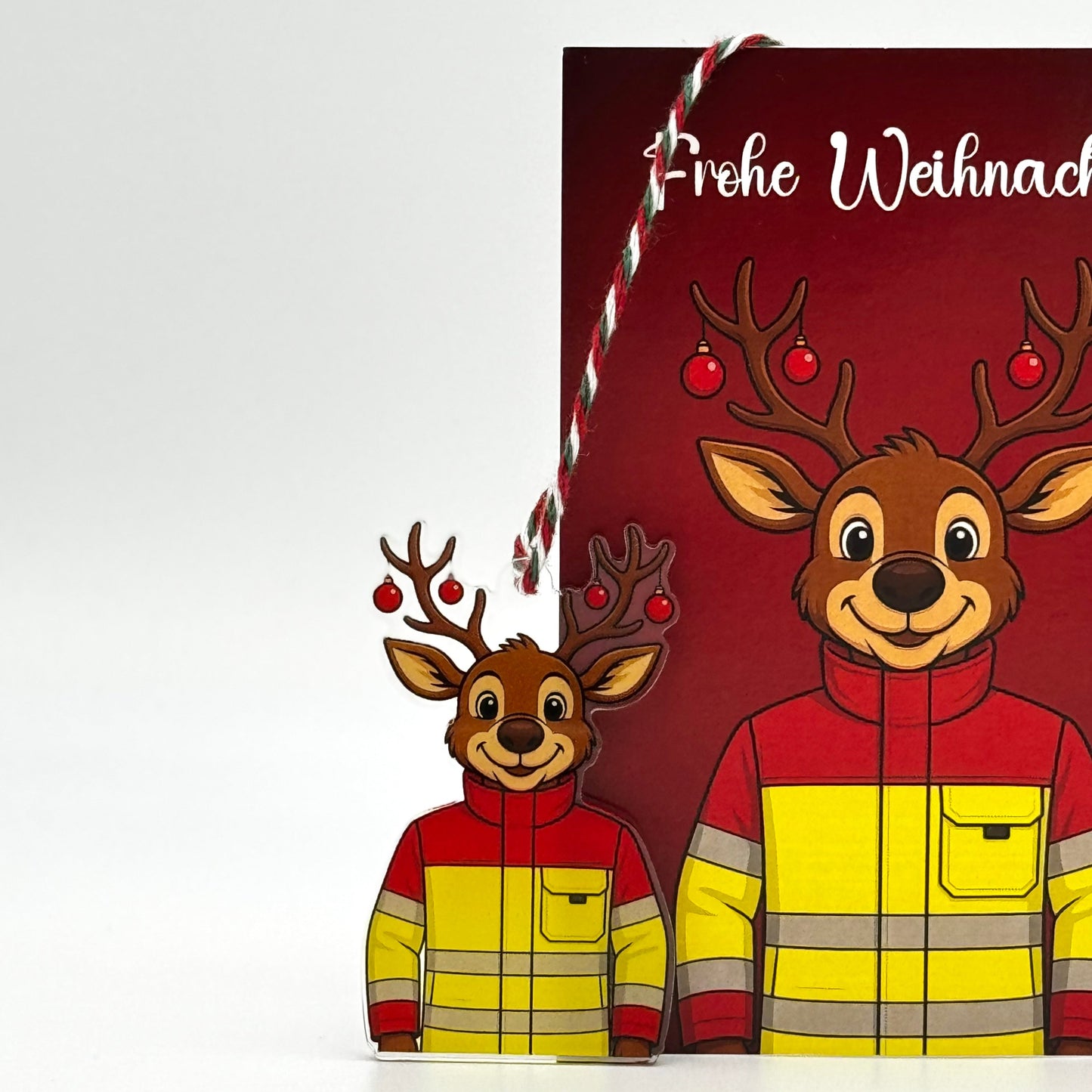 Weihnachtskarte + Weihnachtsbaumschmuck 🚑🎄