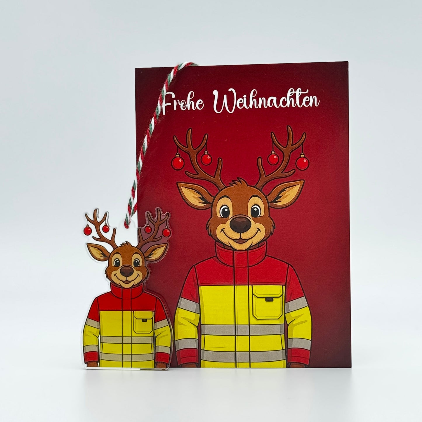 Weihnachtskarte + Weihnachtsbaumschmuck 🚑🎄