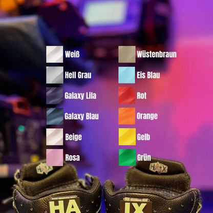 Namensschild Haix Einsatzstiefel