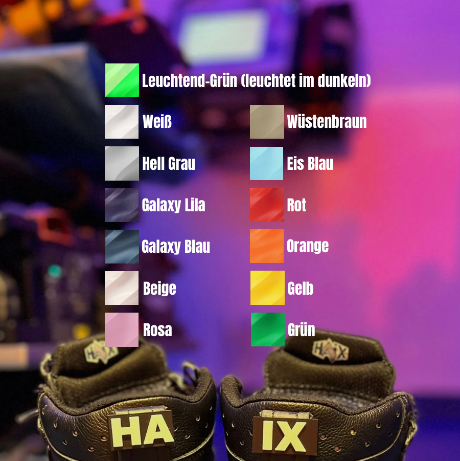 Namensschild Haix Einsatzstiefel