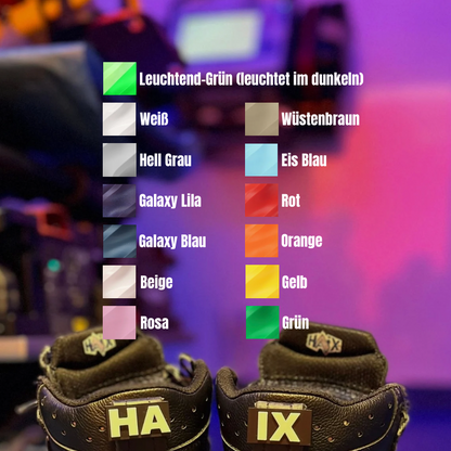 Namensschild Haix Einsatzstiefel