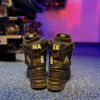 Namensschild Haix Einsatzstiefel